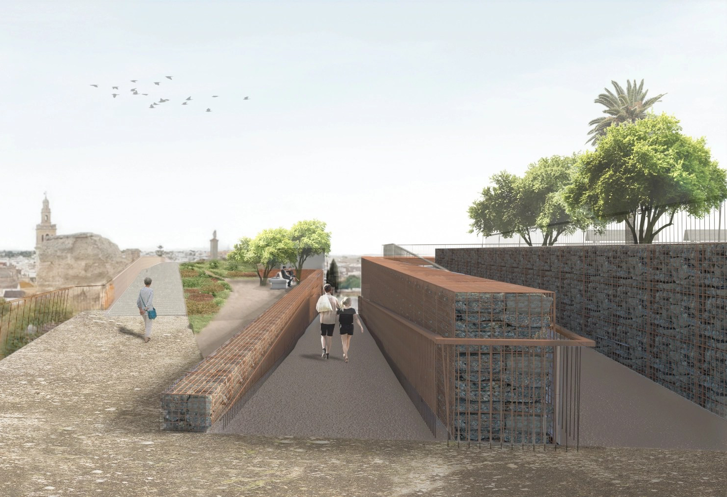 Jardín del Musgo, Castillo de Lebrija